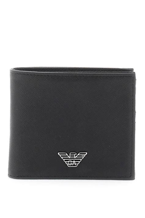 mens wallets armani|emporio armani wallet men's.